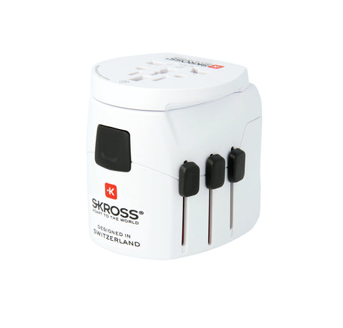 SKROSS World Travel Adapter 1.302470 PRO Light USB 2xA World