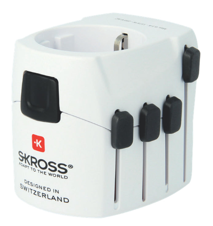 SKROSS World Travel Adapter 1.302521 inkl Euro USB 2xA