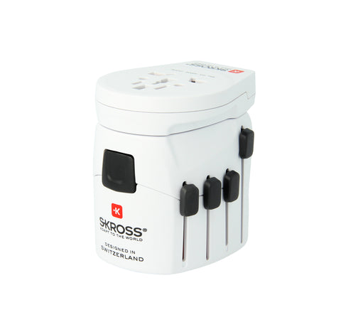 SKROSS World Travel Adapter 1.302539 PRO-World & USB (7A)