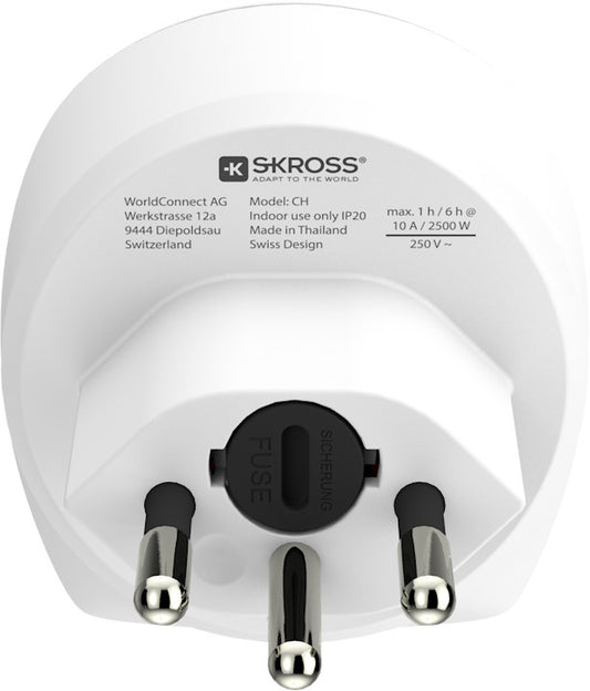 SKROSS Country Travel Adapter Combo 1.500206E World/EU to CH