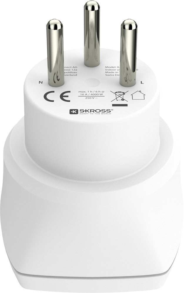 SKROSS Country Travel Adapter Combo 1.500216E World/EU to Israel