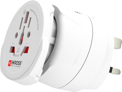 SKROSS Country Travel Adapter Combo 1.500231E World/EU to UK