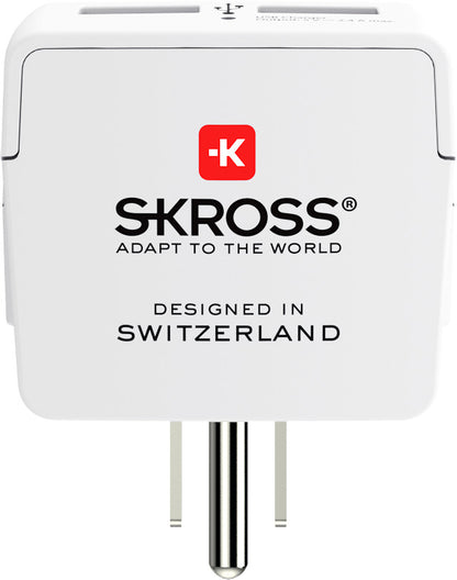 SKROSS Country Travel Adapter 1.500281 Europe to USA with USB