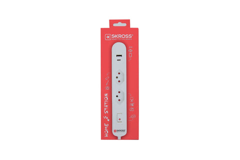 SKROSS Home Station USB-C Retail wht 69.21350 2x T13,1x USB-C + 1x USB-A