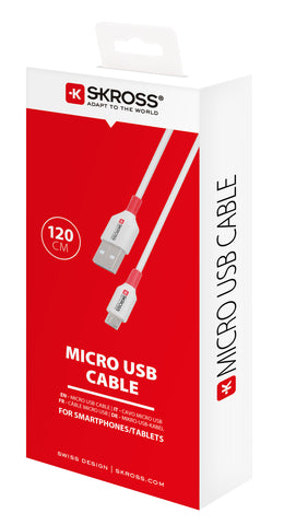 SKROSS Micro USB Cable SKCA0001A-M120CN 1.2m wht