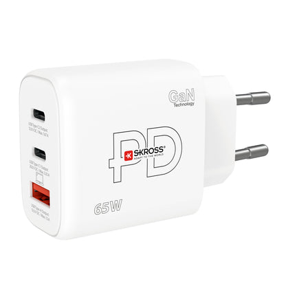 SKROSS Power Charger 65W GaN EU SKCH00116 2x USB C 1x USB A