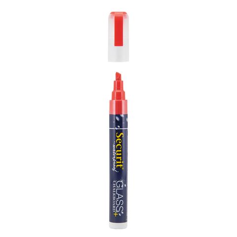 Securit® Kreidemarker wasserfest 2–6 mm – Einzeln, verschiedene Farben