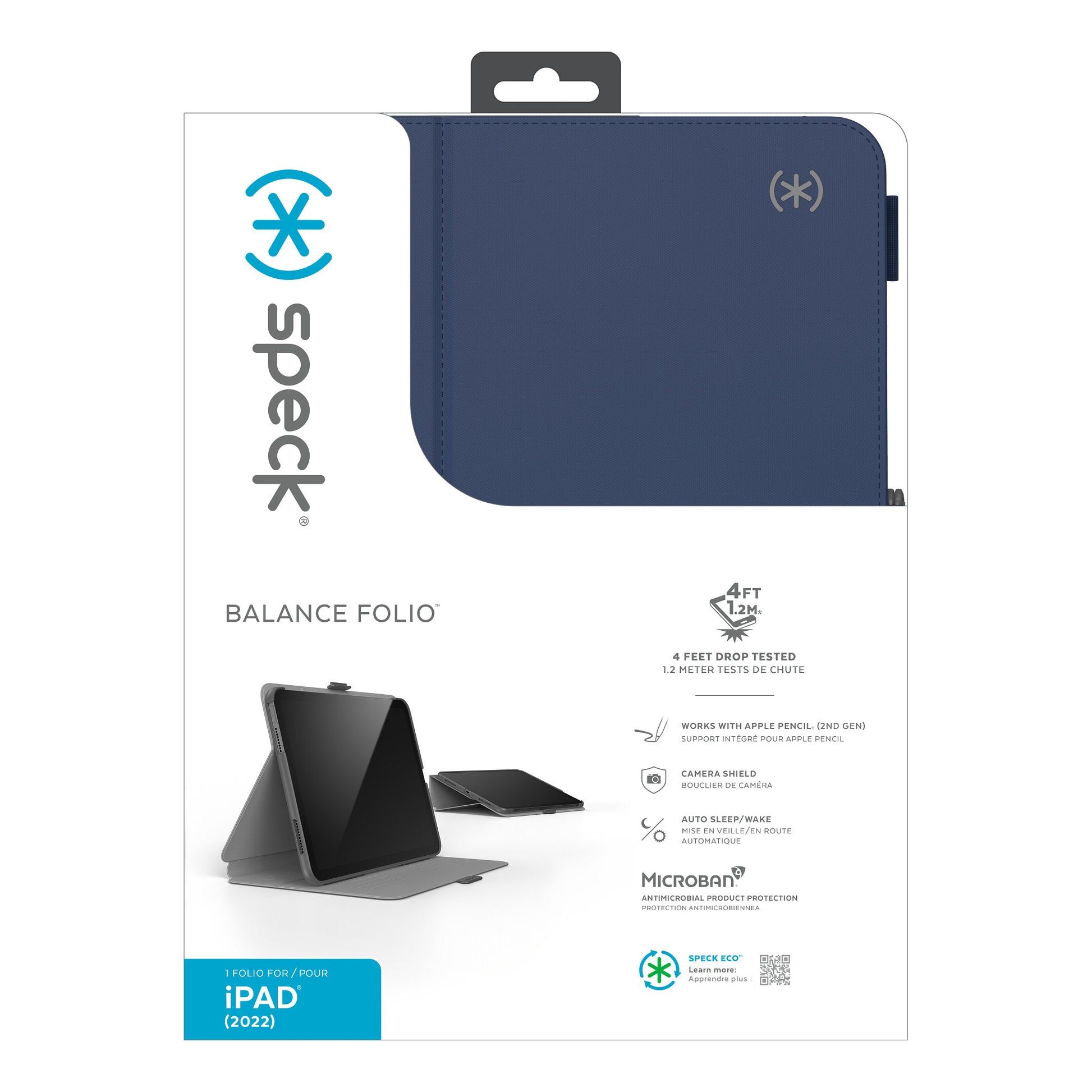 SPECK Balance Folio Blue/Grey 150226-9322 iPad 10.9 Gen10 (2022)