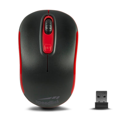 SPEEDLINK Ceptica Wireless Mouse SL-630013-BKRD USB, black/red