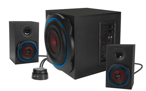 SPEEDLINK Gravity Carbon RGB 2.1 SL-830100-BK Subwoofer System black