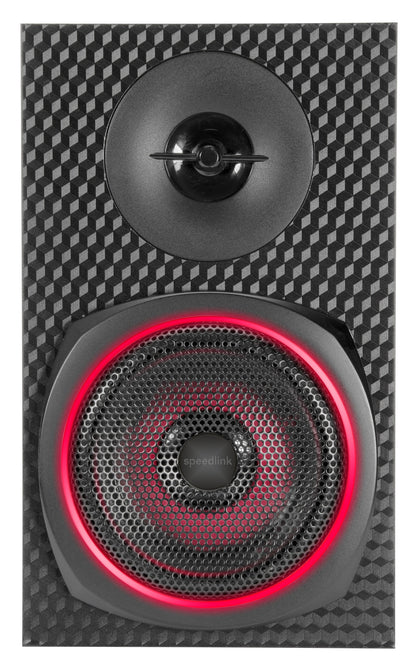 SPEEDLINK Gravity Carbon RGB 2.1 SL-830100-BK Subwoofer System black