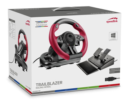 SPEEDLINK Racing Wheel TRAILBLAZER SL450500B Black for PS4/Xbox One/PS3