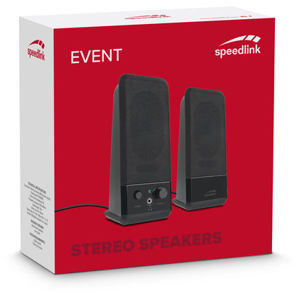 SPEEDLINK USB PC Stereo Speaker SL8004BK Event