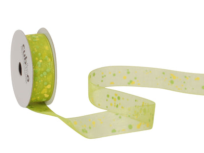 SPYK Band Cubino 15mm/4m 1187.1557 grün/gelb Puntillo