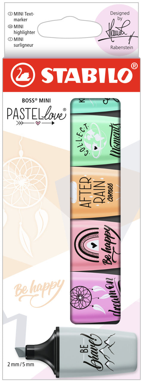 STABILO BOSS MINI Pastell 2.0 07/06-29 Etui 6 Stk.