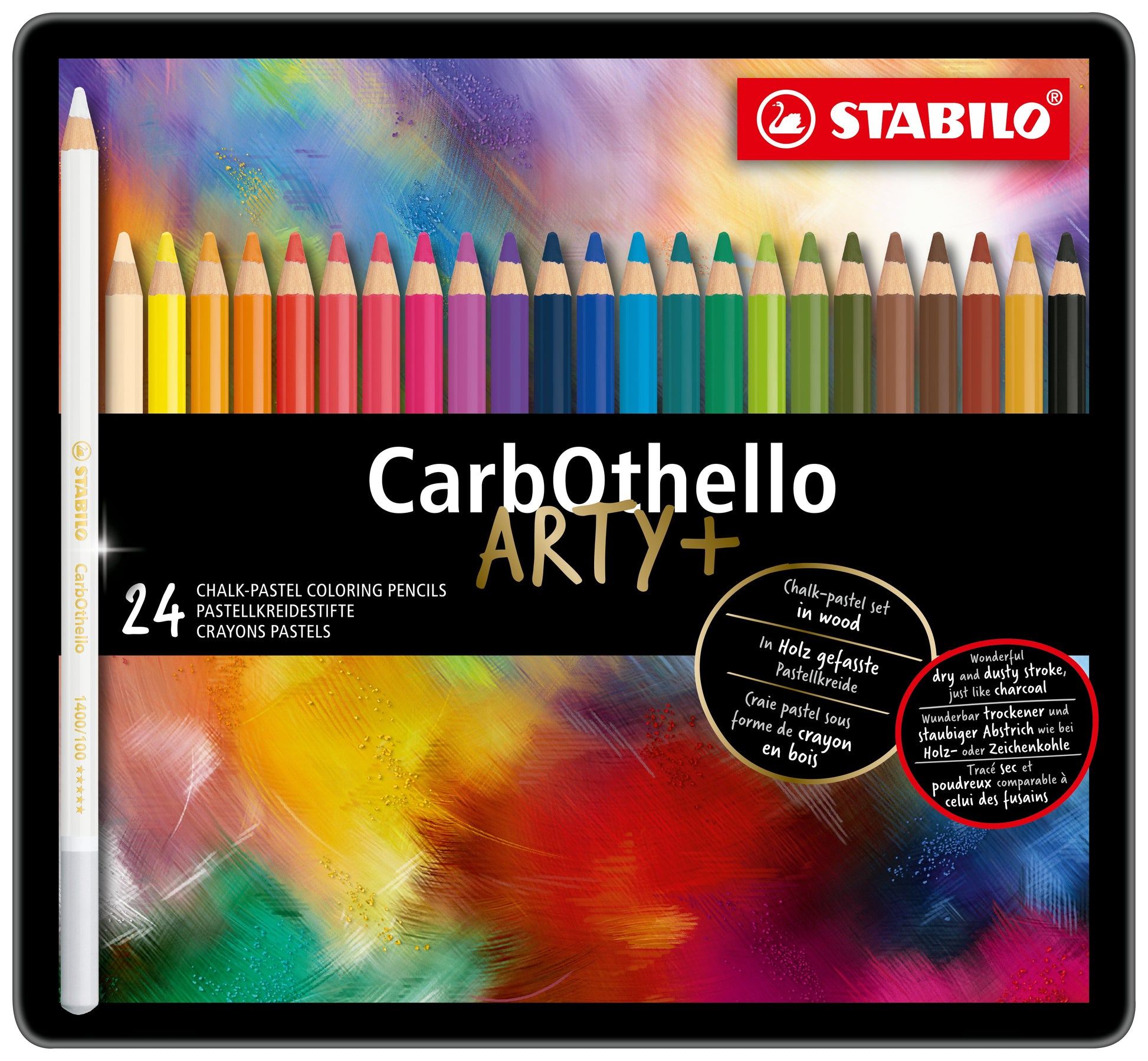 STABILO CarbOthello Pastellkreidestift 1424-6 24 Farben