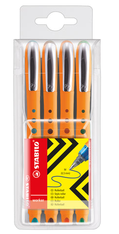 STABILO Roller Worker 0,5mm 2018/4 4-Farben