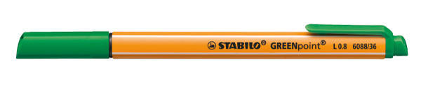 STABILO Faserschr. GREENpoint 0,8mm 6088/36 grün