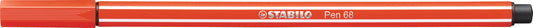 STABILO Fasermaler Pen 68 1mm 68/40 rot