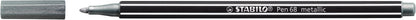 STABILO Fasermaler Pen 68 1mm 68/805 metallic silber
