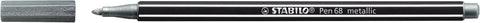 STABILO Fasermaler Pen 68 1mm 68/805 metallic silber