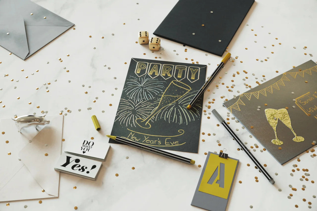 STABILO Fasermaler Pen 68 6808/8-31 metallic ass. 8 Stück