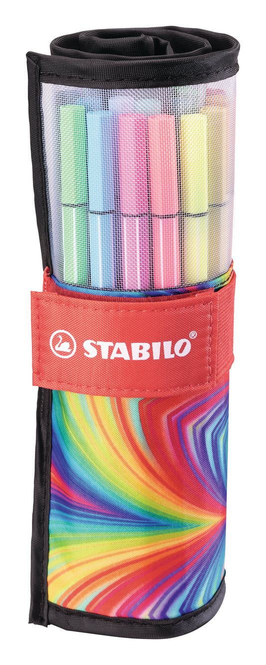 STABILO Fasermaler Pen 68 1mm 6825-071-20 Rollerset, Arty 25 Stück