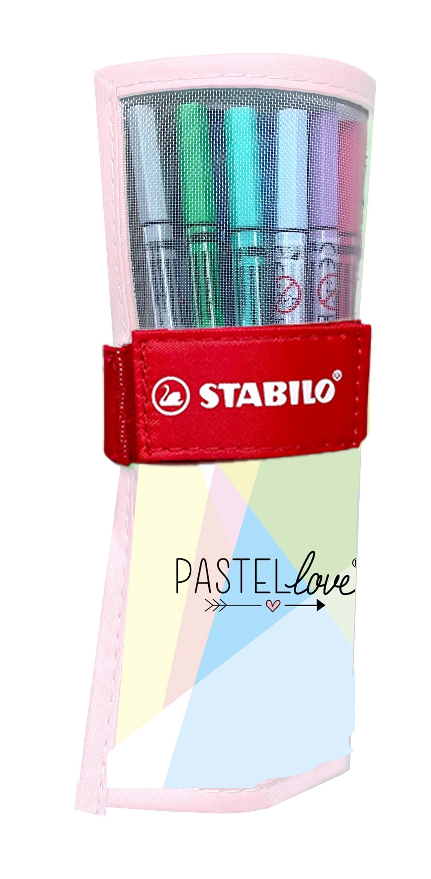 STABILO Rollerset Pen 68 1mm 6825-09-01CH Pastellove 25 Stück