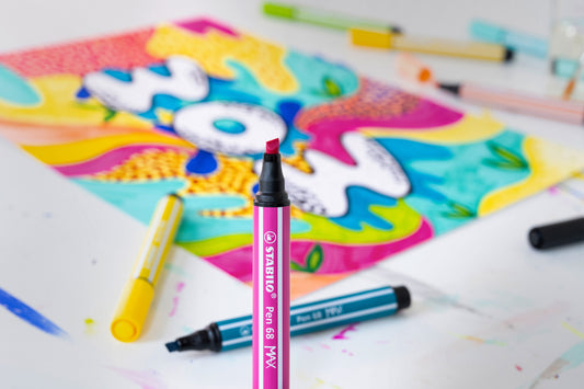 STABILO Fasermaler Pen 68 MAX Arty 768/12-21 ass. 12 Stück