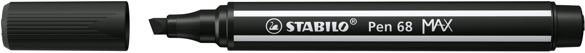 STABILO Fasermaler Pen 68 MAX 2+5mm 768/46 schwarz