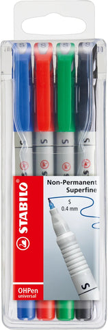 STABILO OHP Pen non-perm. S 851/4 4er Etui