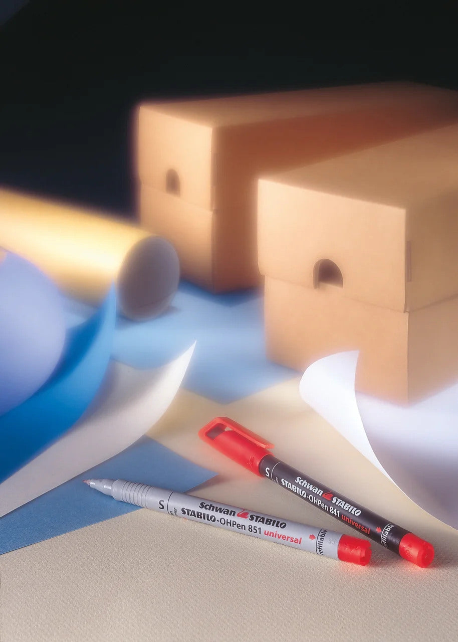 STABILO OHP Pen non-perm. M 853/40 rot