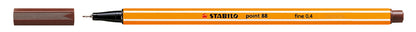 STABILO Feinschreiber point 88 0.4mm 88/45 braun