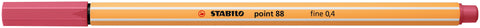 STABILO Fineliner Point 88 0.4mm 88/49 erdbeerrot