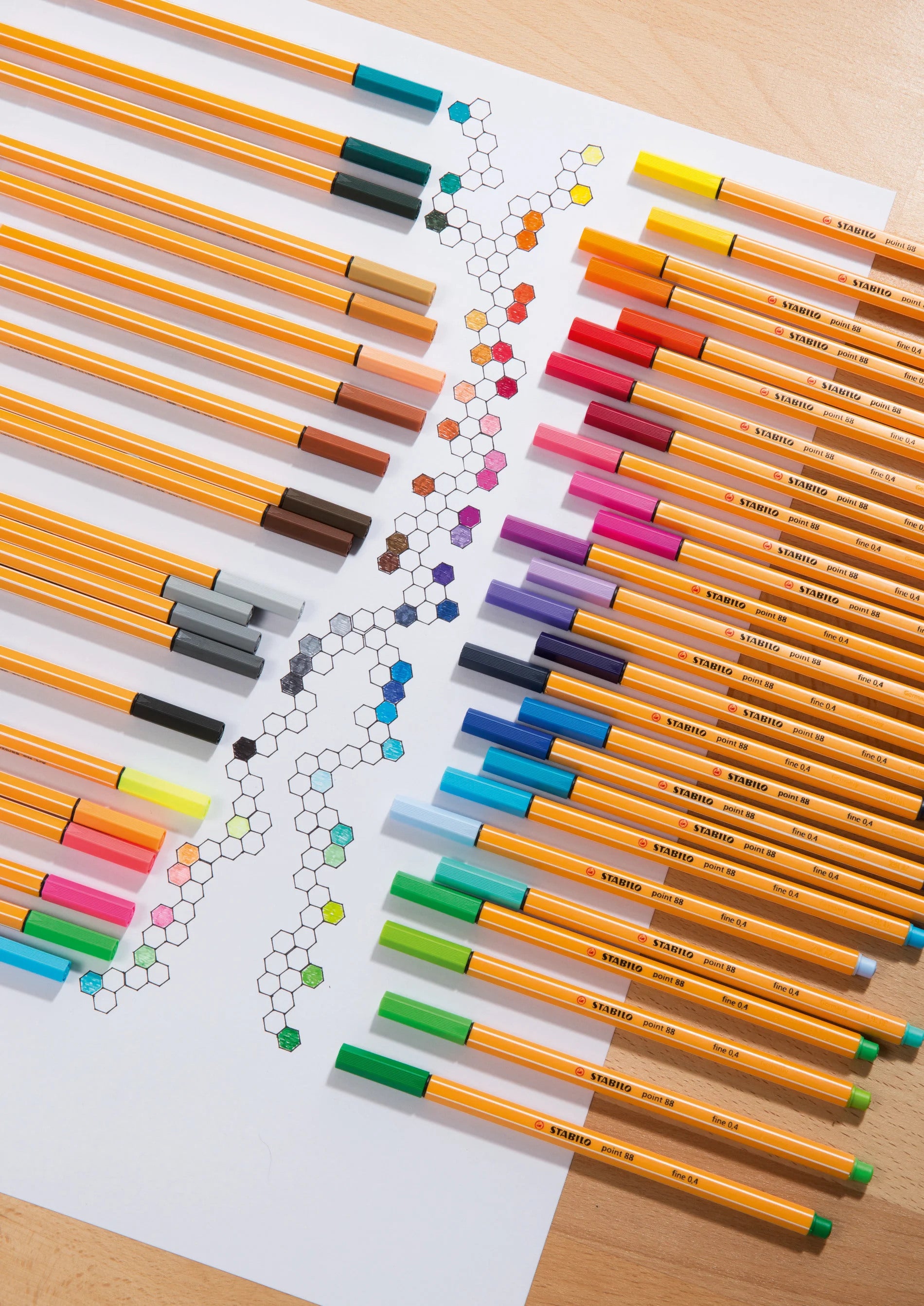 STABILO Feinschreiber point 88 0.4mm 88/6 6 Farben ass.