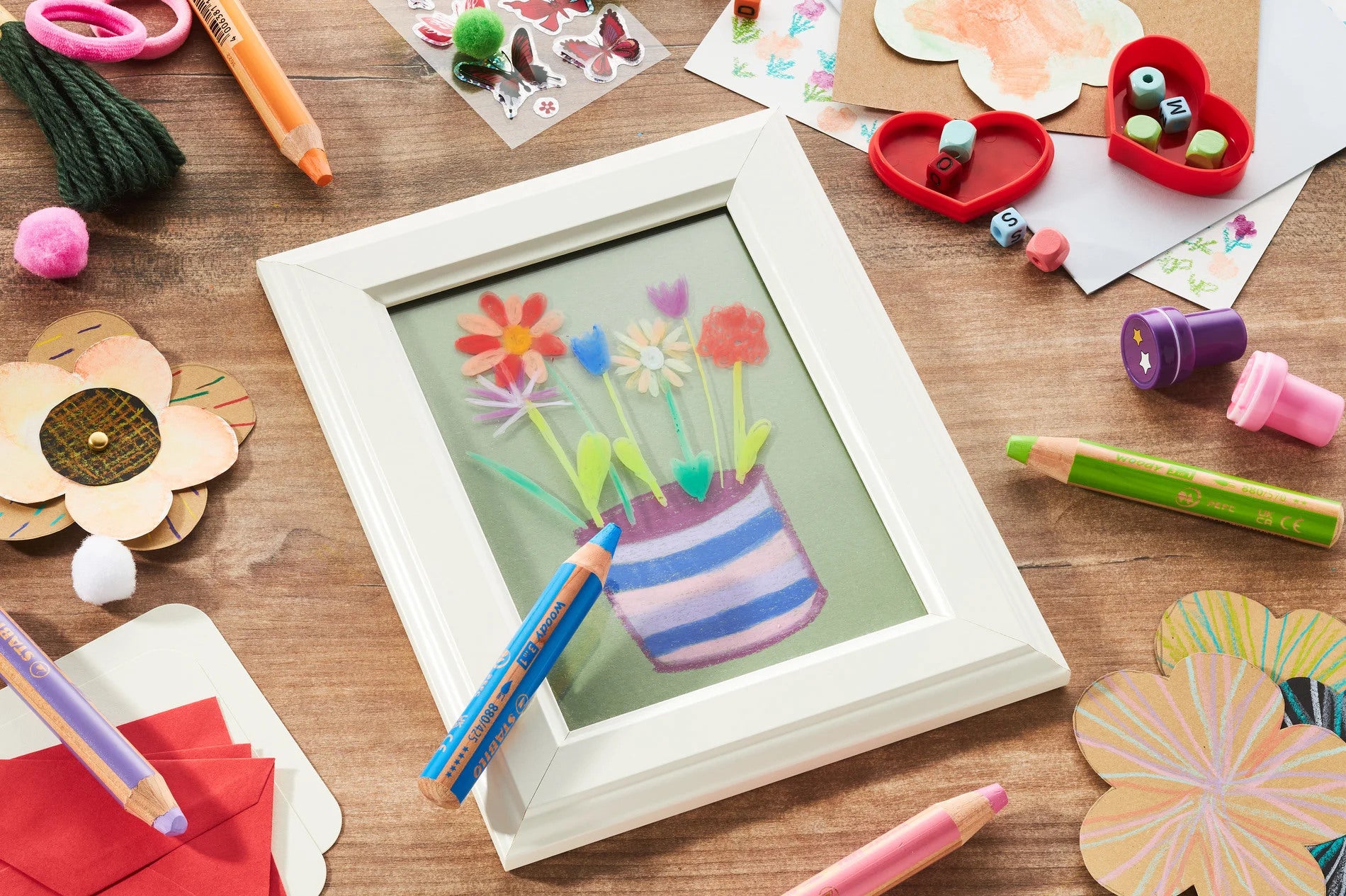 STABILO Multitalent-Stift woody 880/18-3 18er Etui mit Pinsel 3-in-1