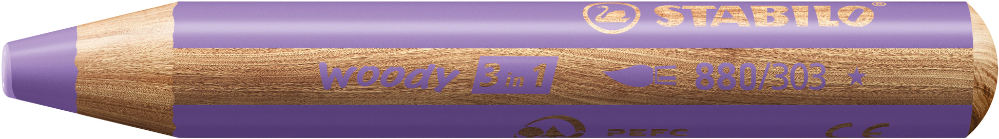 STABILO Farbstifte Woody 3 in 1 880/303 pastell lila