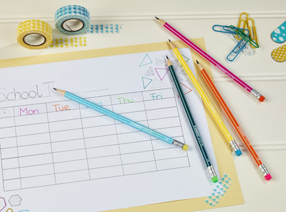 STABILO Bleistift 160 mit Gummi HB B-50500-10 assortiert 3 Stk.