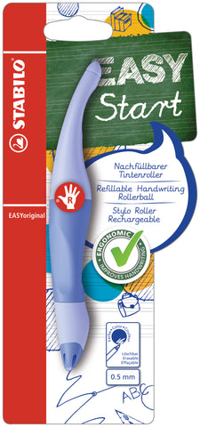 STABILO Tintenroller Easy Original B-58455-5 pastell blau, Rechtshänder