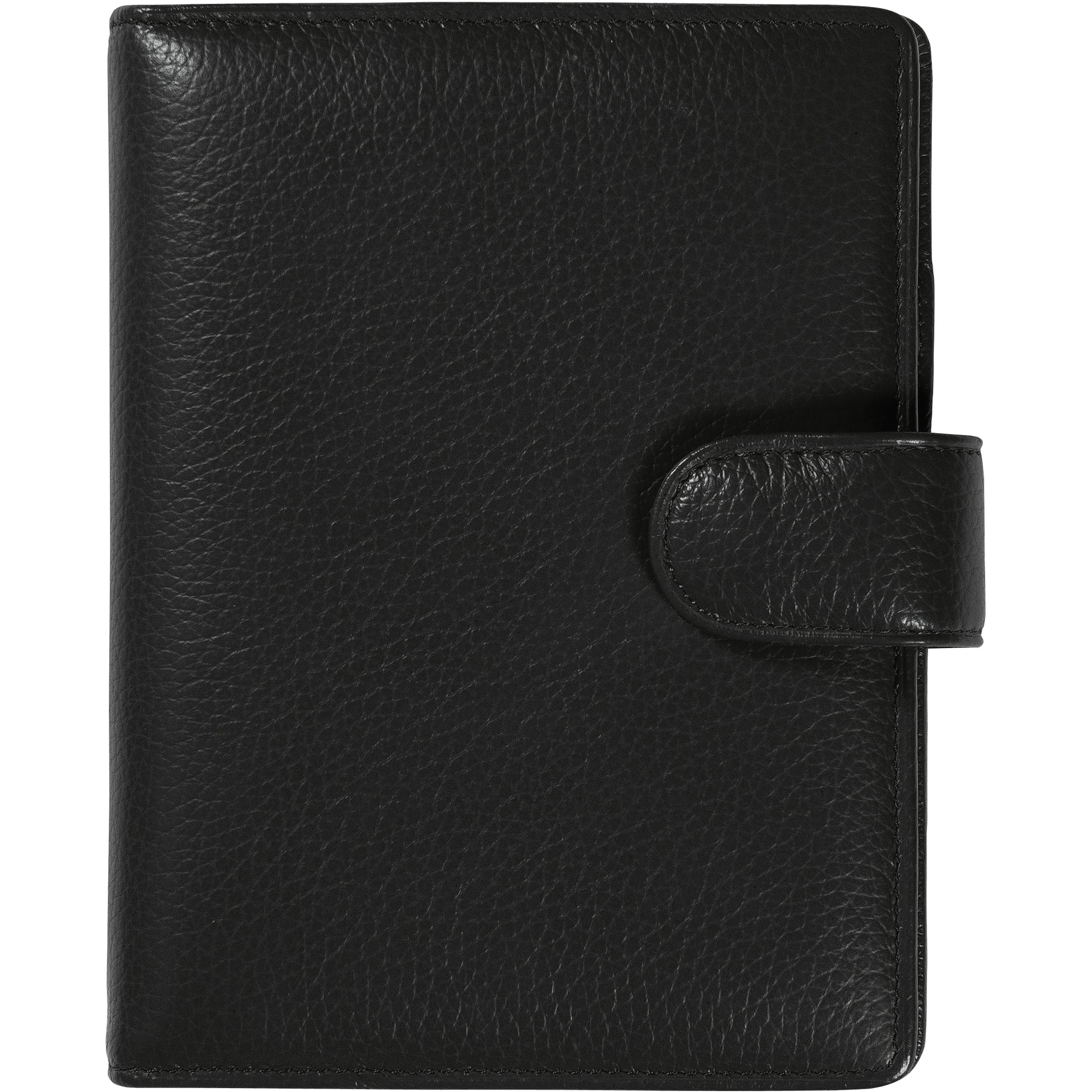 SUCCES Agenda Mini Ringbuch Cadiz 84136502U Leder schwarz 9.5x12.5cm