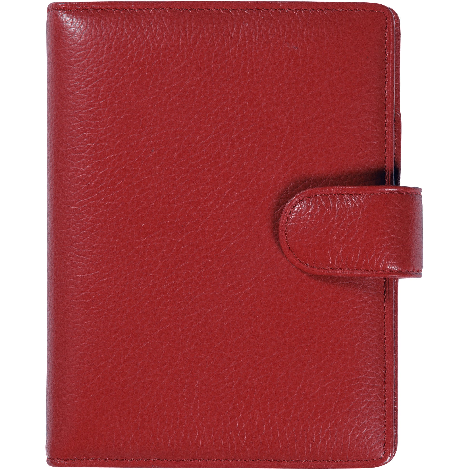 SUCCES Agenda Mini Ringbuch Cadiz 84136545U Leder rot 9.5x12.5cm
