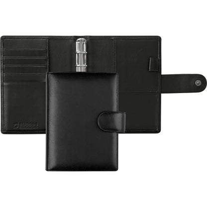 SUCCES Agenda Mini Ringbuch Nappa 84146102U schwarz 9.5x12.5cm
