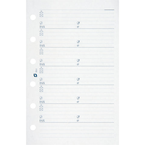 SUCCES Agenda Junior Adressseiten 84201200U weiss 50 Blatt 8x12.5cm