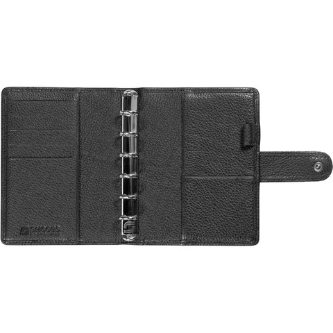 SUCCES Agenda Junior Ringbuch Cadiz 84236502U Leder schwarz 11x14.2cm