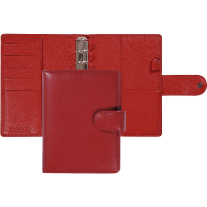 SUCCES Agenda Senior Ringbuch Cadiz 84536545U Leder rot 13x17.8cm