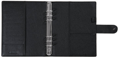 SUCCES Agenda A5 Ringbuch Cadiz 84736502U Leder schwarz 18.5x23.6cm