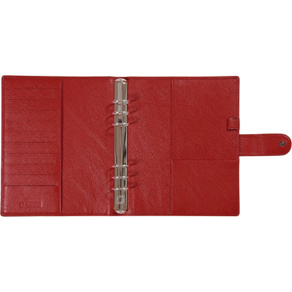 SUCCES Agenda A5 Ringbuch Cadiz 84736545U Leder rot 18.5x23.6cm