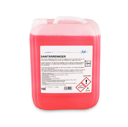 Sanitärreiniger, gegen Kalkverunreinigungen, Konzentrat, pH <2, 10 Liter