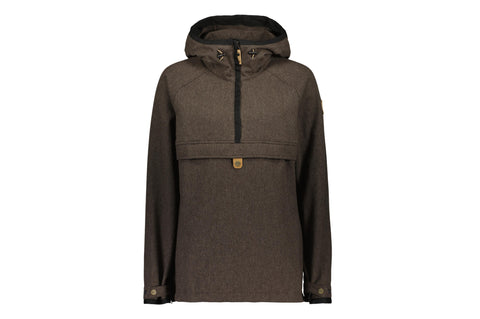 Kaarna W Anorak Dark Brown 32