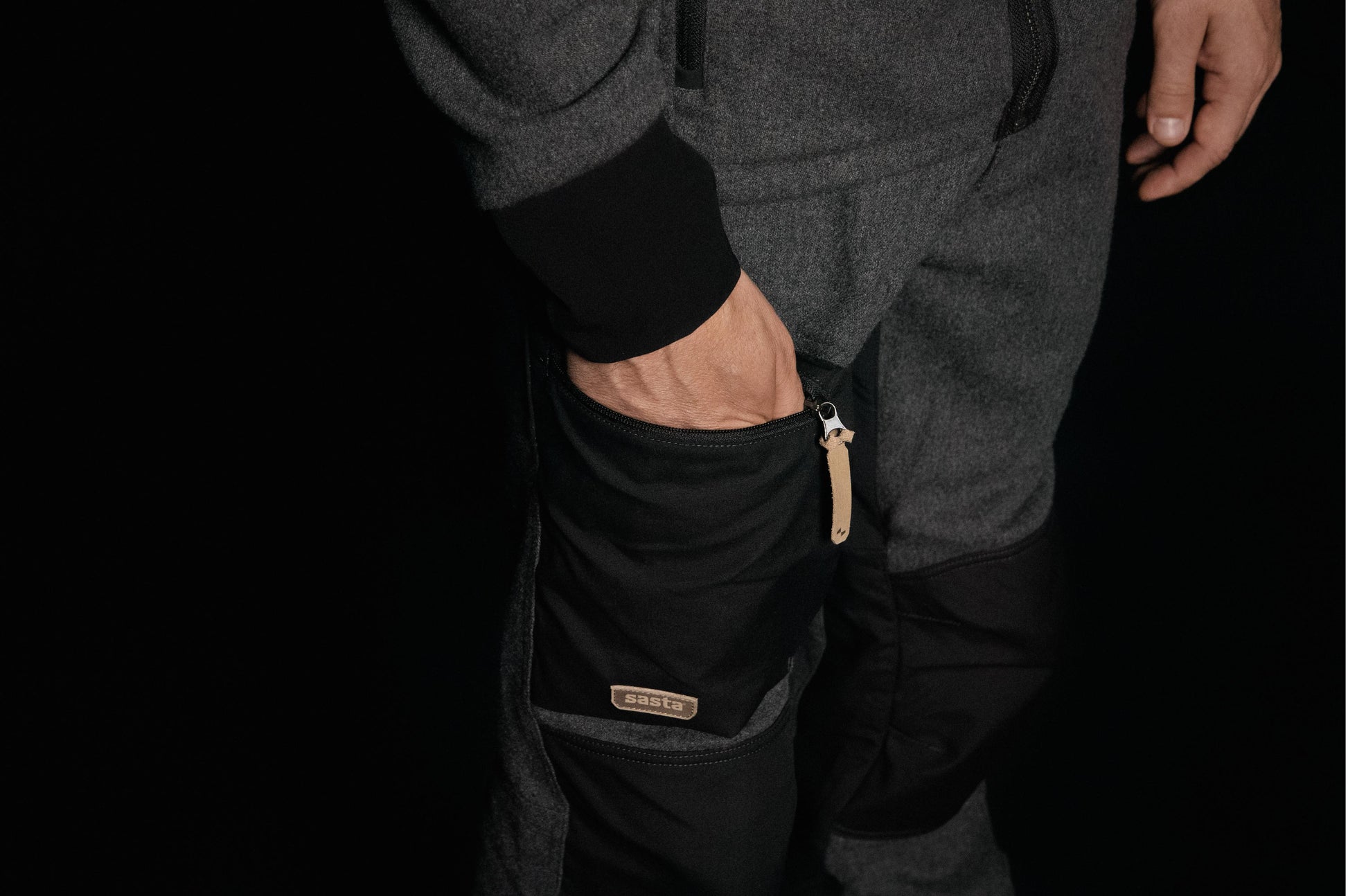 Kaarna Trousers Charcoal Grey 58